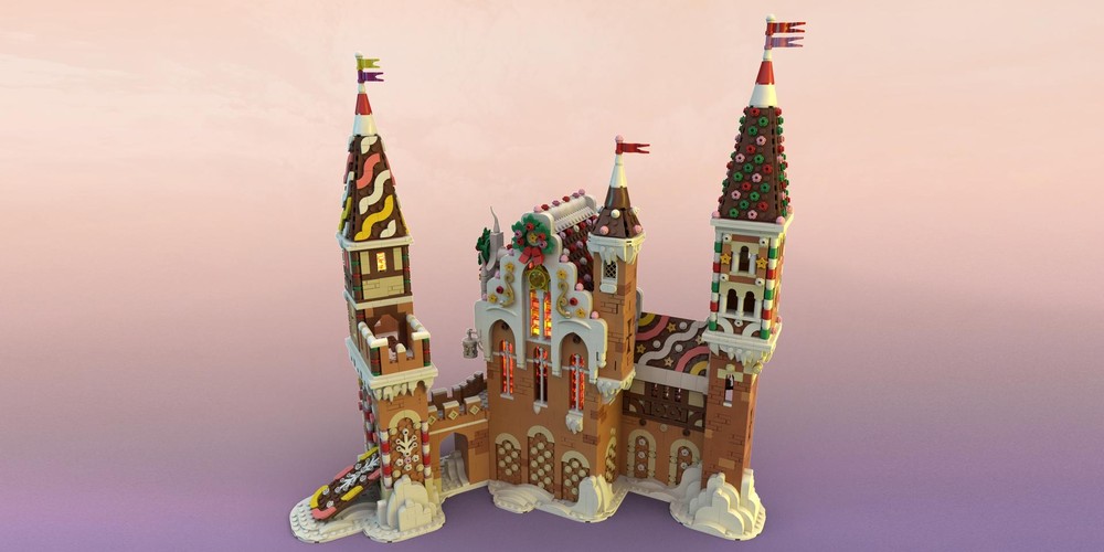 Lego Gingerbread Castle