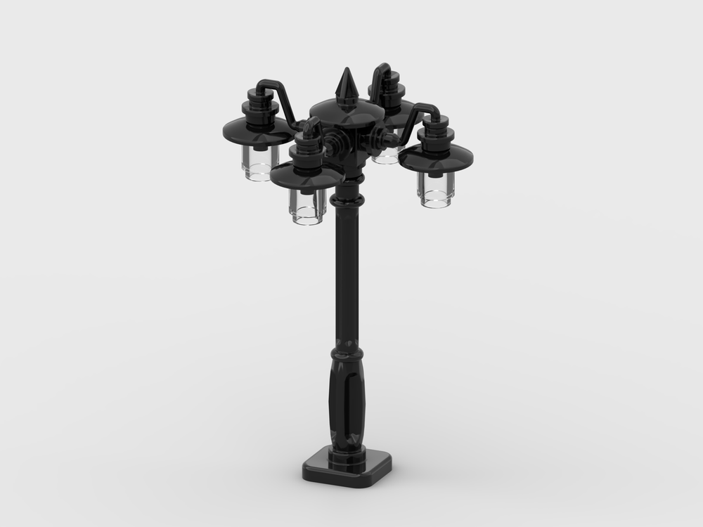 Lego Street lamp with 4 arms