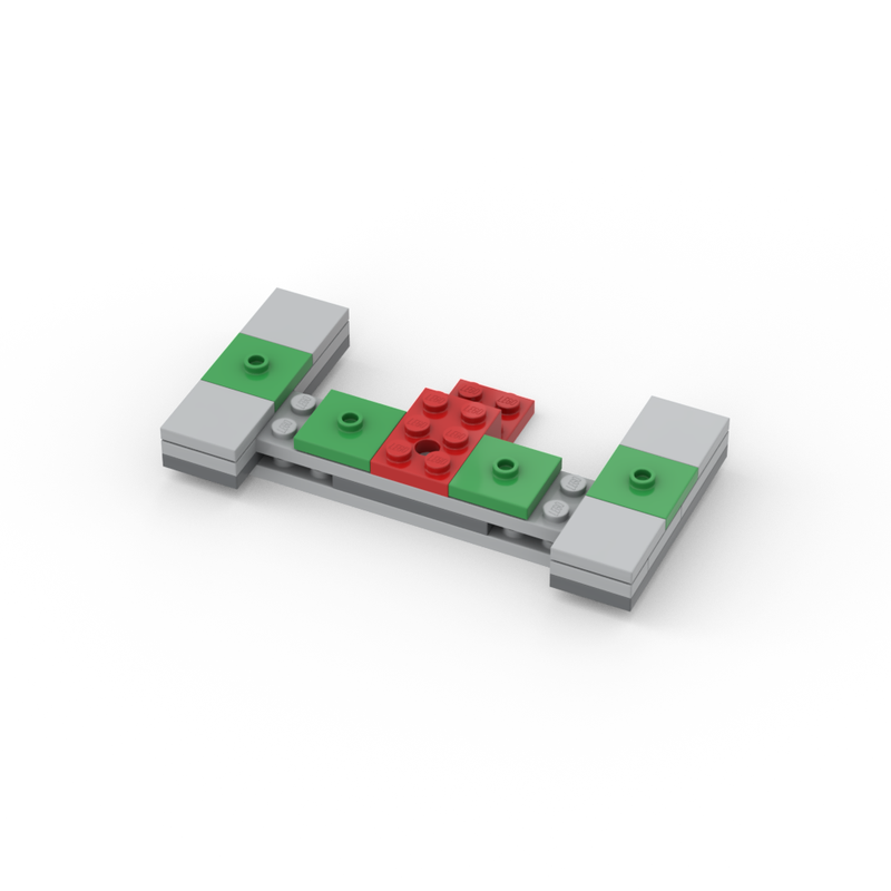 Lego Center Mounting for 8 x 16 Segment