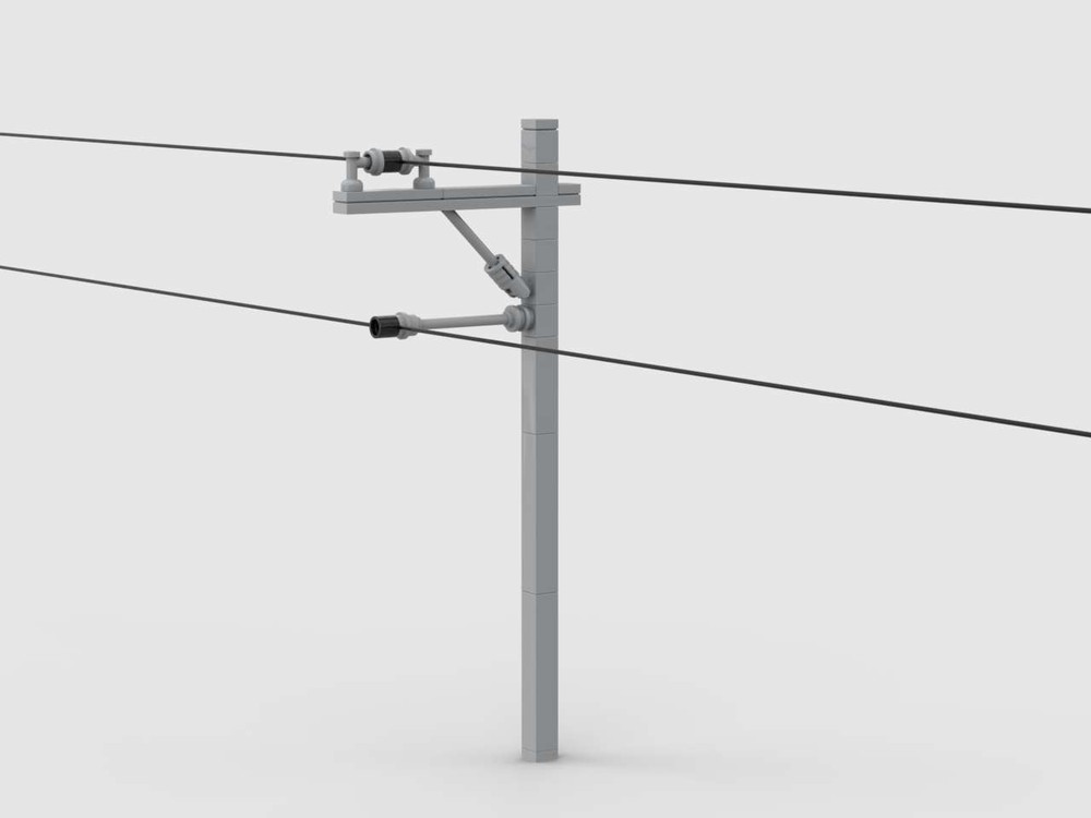 Lego Overhead Wire Single Track