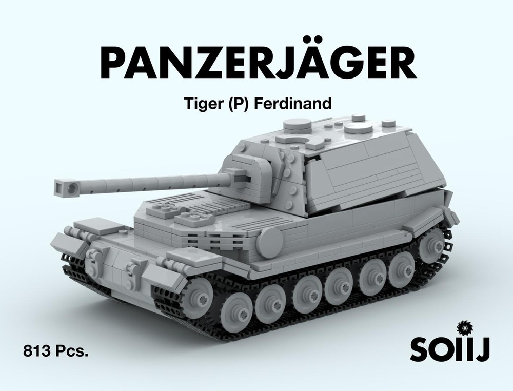 Lego Panzerjäger Tiger (P) Ferdinand Vk 45.01 - German SPG 1:35