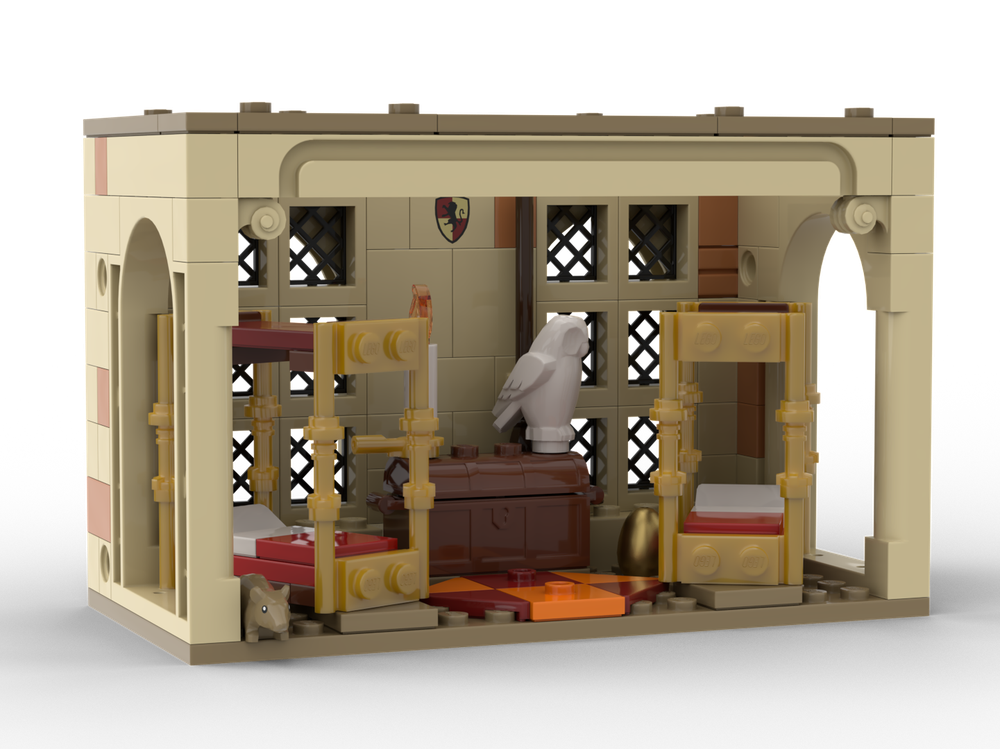Lego Hogwarts Gryffindor Dorm (modular)