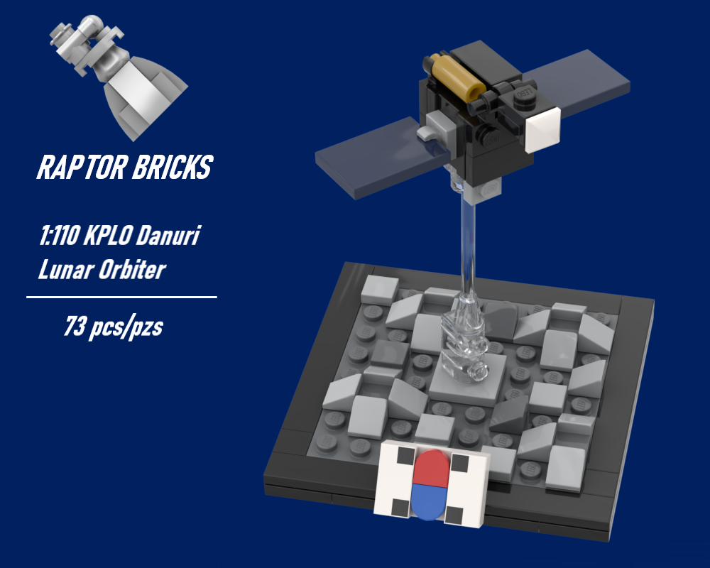 Lego 1:110 Scale Danuri Lunar Orbiter