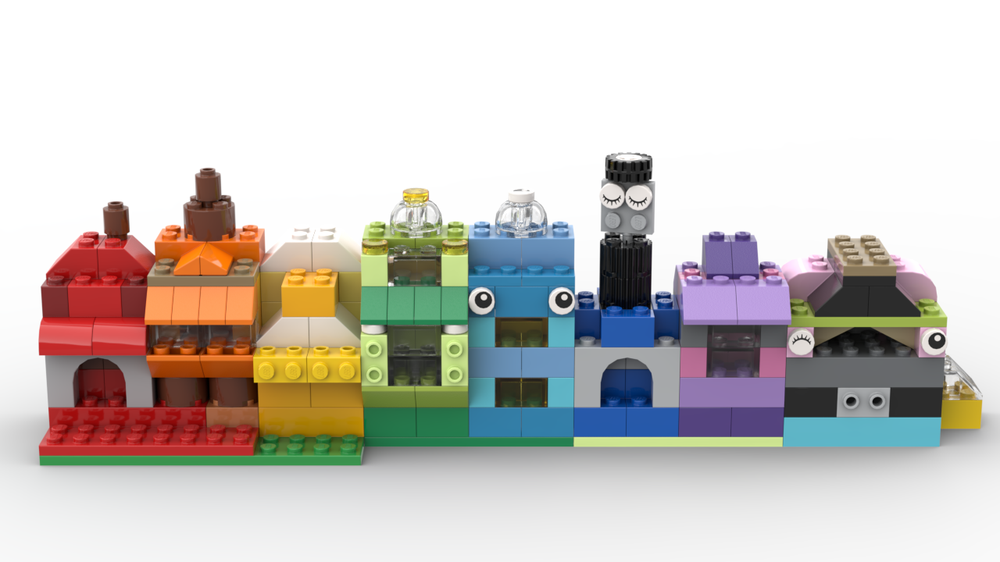 Lego 10713 Rainbow houses