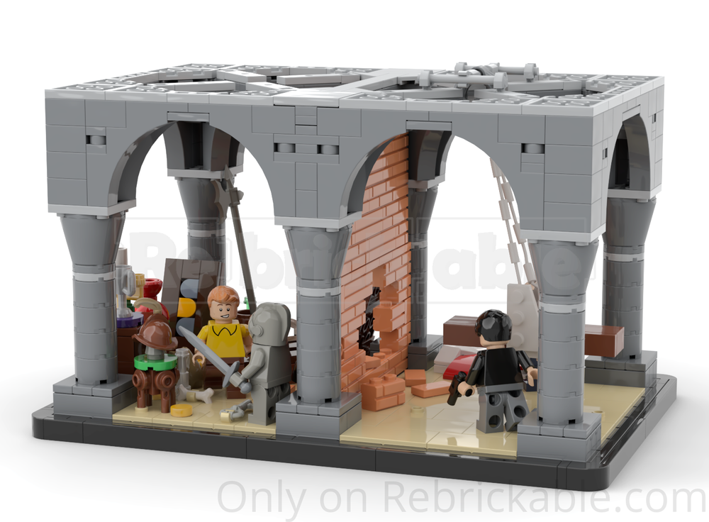 Lego Tintin's Escape - Diorama