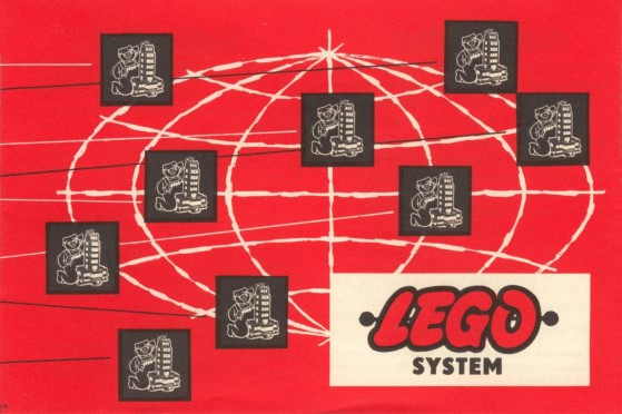 Lego 1958 Informational Leaflet - System in Play