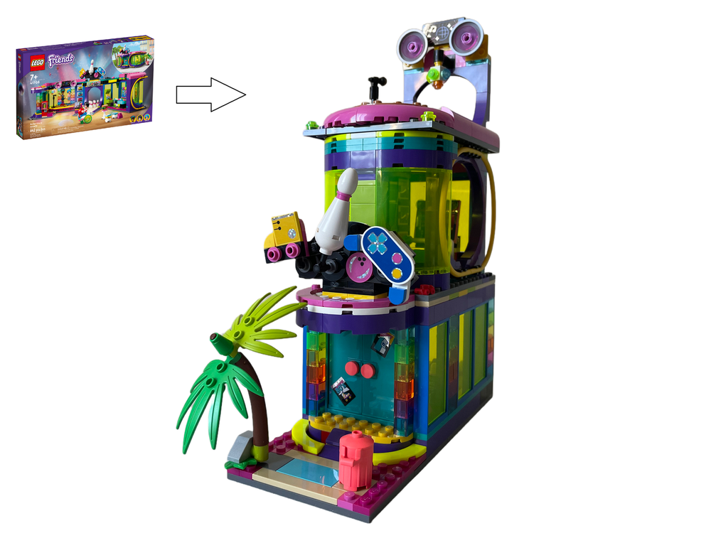 Lego Roller Disco Arcade Modular Alternate build of 41708