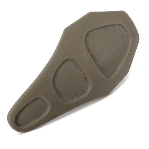 Lego Large Figure Shield / Armor / Panel with 3 Recessed Sections / Light Gray