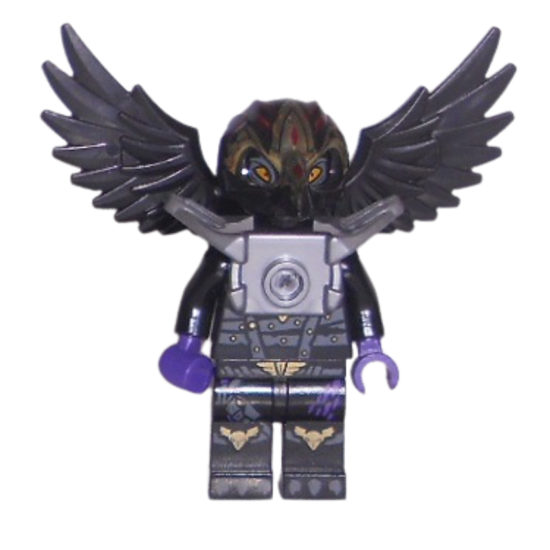 Lego Rawzom with Flat Silver Shoulder Armor