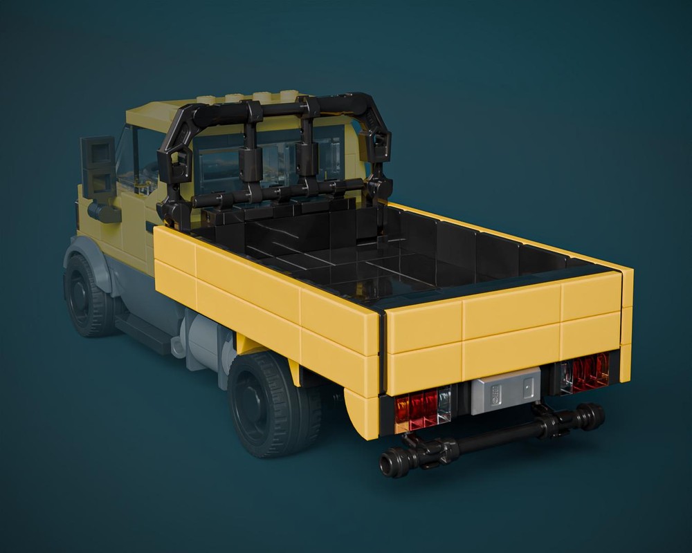Lego Flat Bed Add-on for Mini Delivery Truck