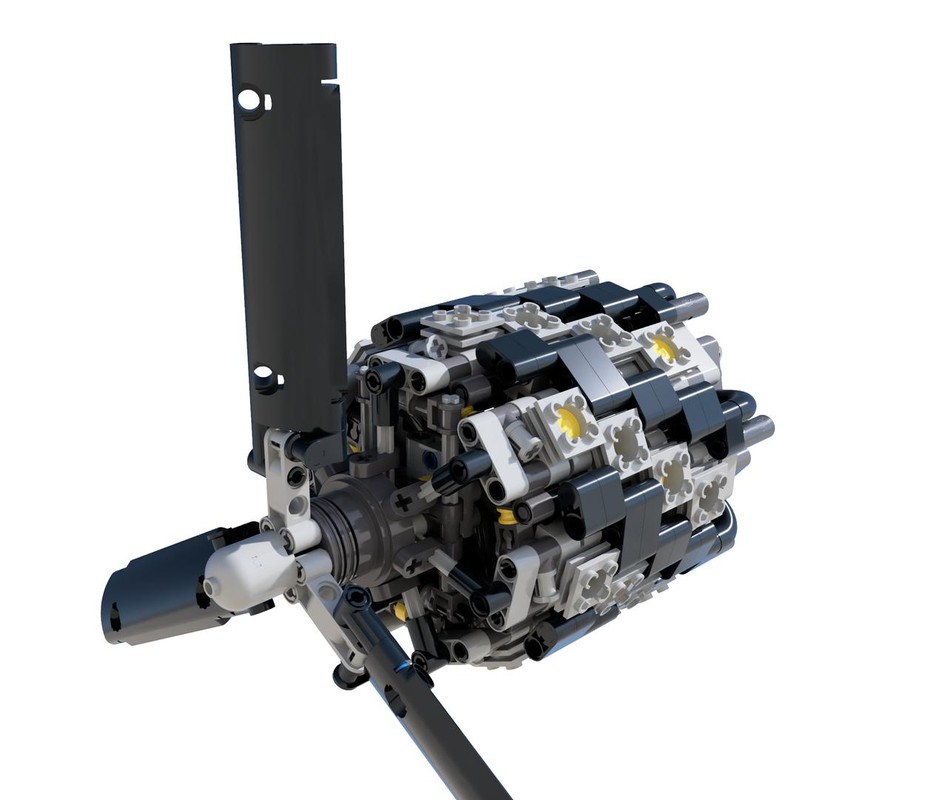 Lego 28 Cylinder Radial Engine