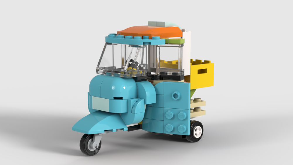 Lego three-wheeled light vehicle