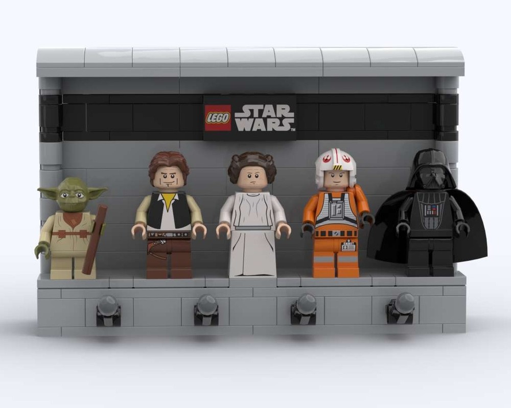 Lego SW Theme Minifig Display & Key Hanger