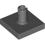 Lego Tile Special 2 x 2 with Top Pin [Squared Holes]