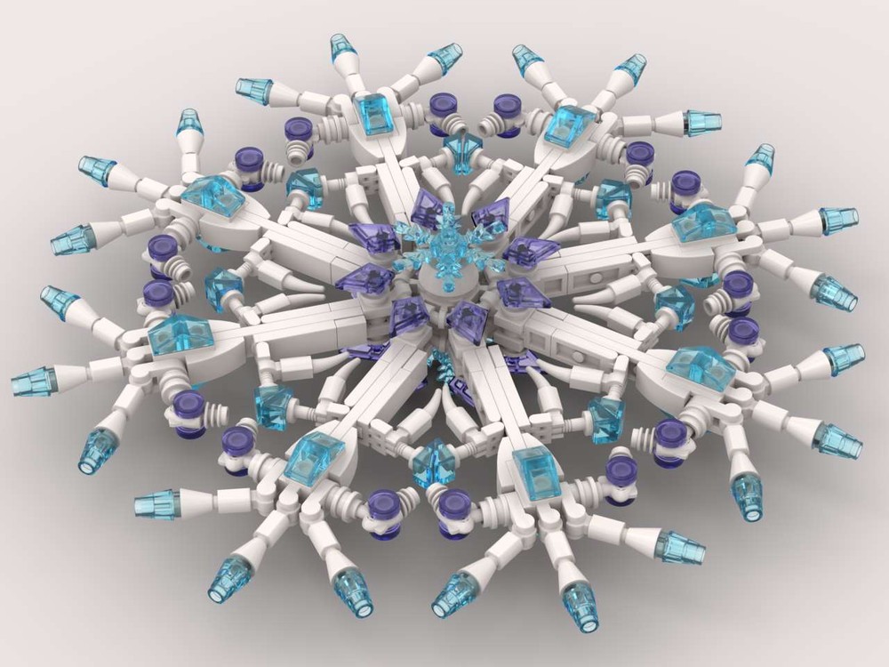 Lego Christmas Snowflake Ornament