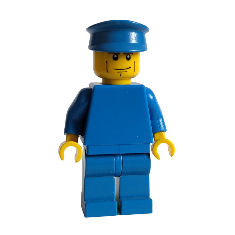 Lego Blue Torso, Blue Legs, Blue Hat