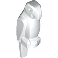 Lego Animal, Bird, Parrot [Plain] / White