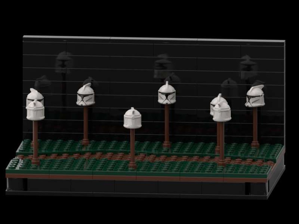 Lego Shattered Memorial - Star Wars Diorama