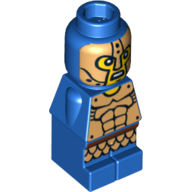 Lego Microfig Mini Taurus Gladiator Blue / Blue