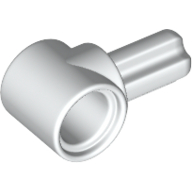 Lego Technic Pin Connector Hub with 1 Axle / White