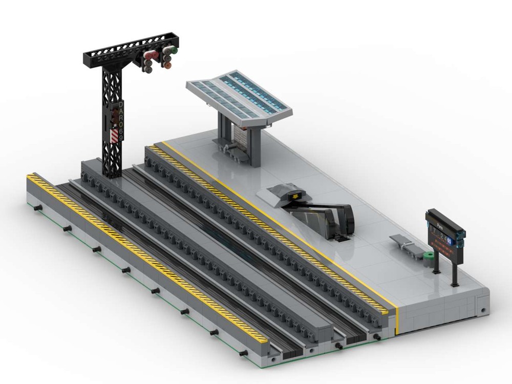 Lego Modular Modern Train Station