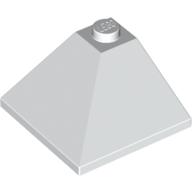 Lego Brick Sloped 33° 3 x 3 Double Convex / White