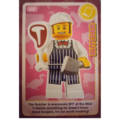 Lego Trading Card, Create the World - Butcher / [No Color/Any Color]