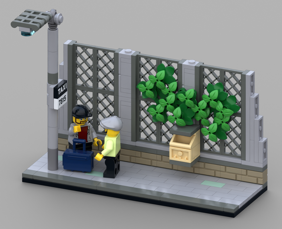 Lego Fancy Street Fence