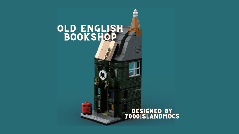 Lego Old English Bookshop Mini Modular