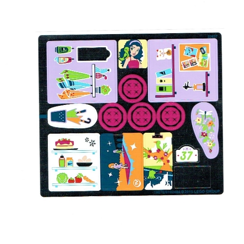 Lego Sticker Sheet for Set 41095-1
