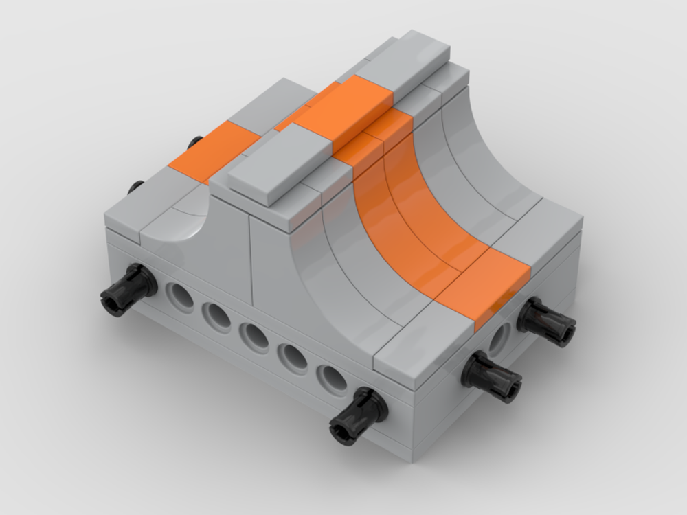 Lego modular skatepark spine