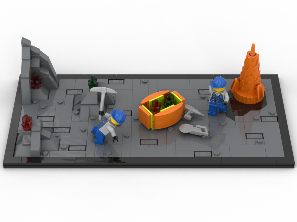 Lego Power Miners Display