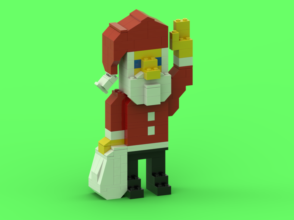 Lego Santa Claus Waving
