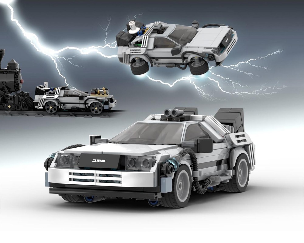 Lego DeLorean Time Machine