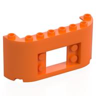 Lego Panel 2 x 8 x 3 with Curved Sides