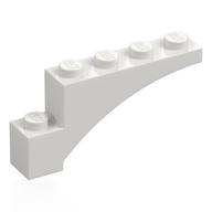 Lego Brick Arch 1 x 5 x 2 / White