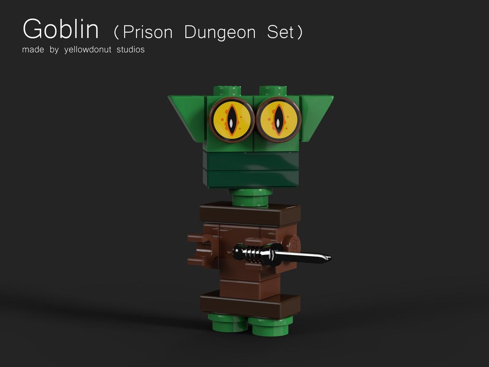 Lego Goblin from the Prison Dungeon (Elder Scrolls: Arena) set