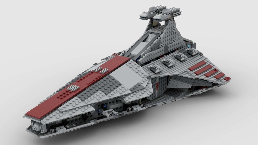 Lego 8039: Venator-Class Republic Attack Cruiser Bridge and upgrades MOD