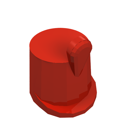 Lego Hat / Imperial Guard Shako / Red