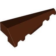 Lego Brick Wedged, Sloped 2 x 5 Right / Reddish Brown