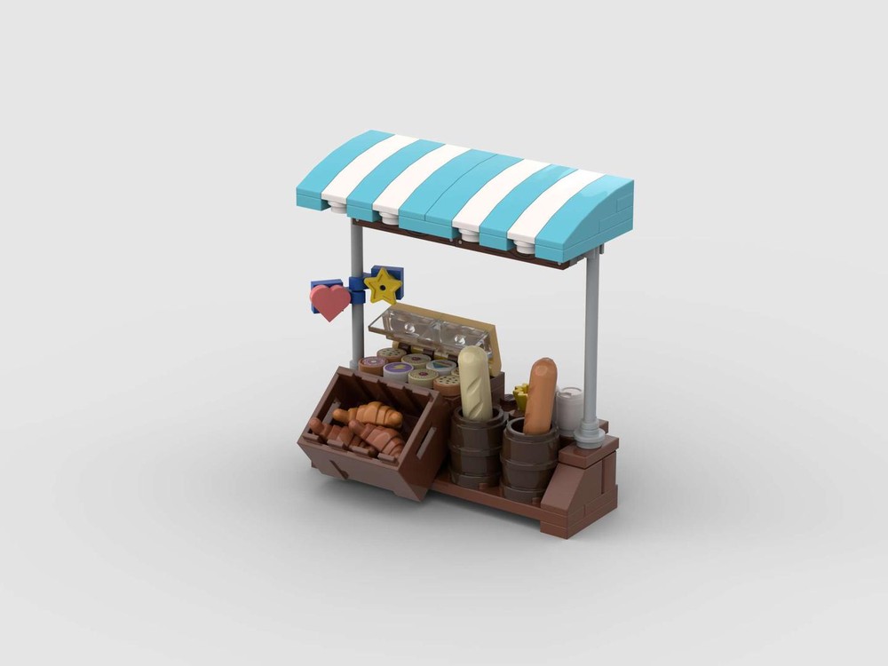Lego Bakers - Market Stall
