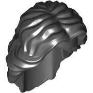 Lego Hair Mid-Length Wavy with Center Part / Black