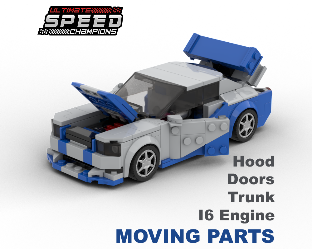 Lego ULTIMATE 2 Fast 2 Furious Nissan Skyline GT-R (R34)