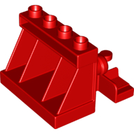 Lego Duplo Train Track, End of the Line Rail Stop / Red