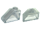 Lego Slope 45 2 x 1 without Bottom Tube / Trans-Clear