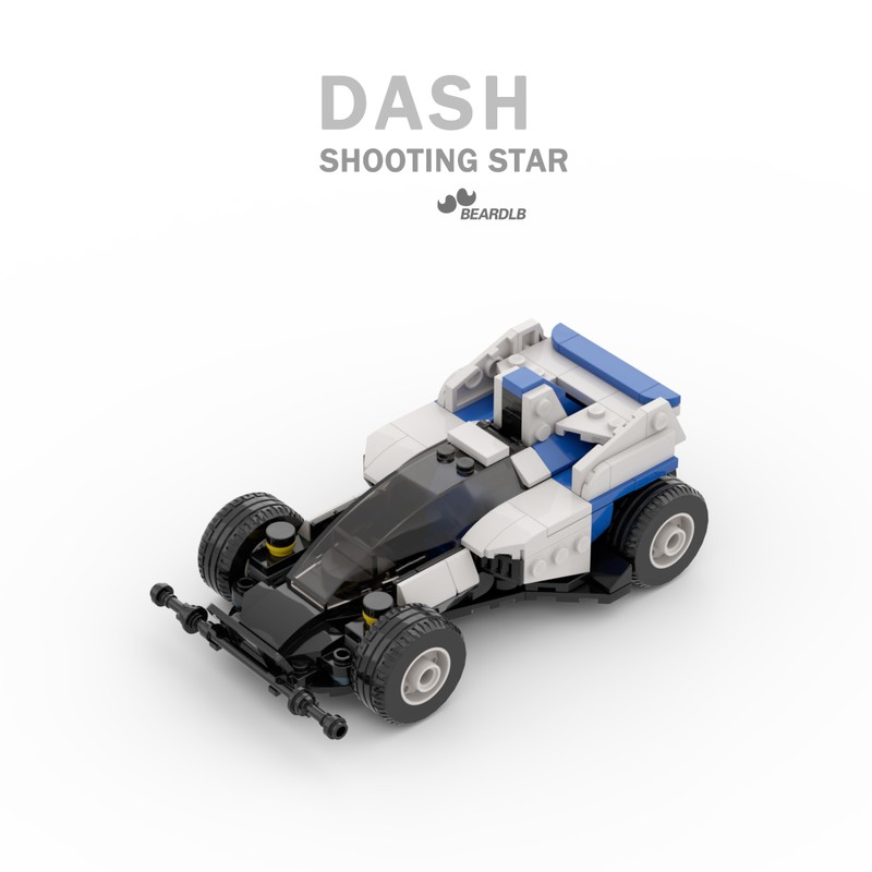 Lego DASH SHOOTING STAR 8wide speed champions