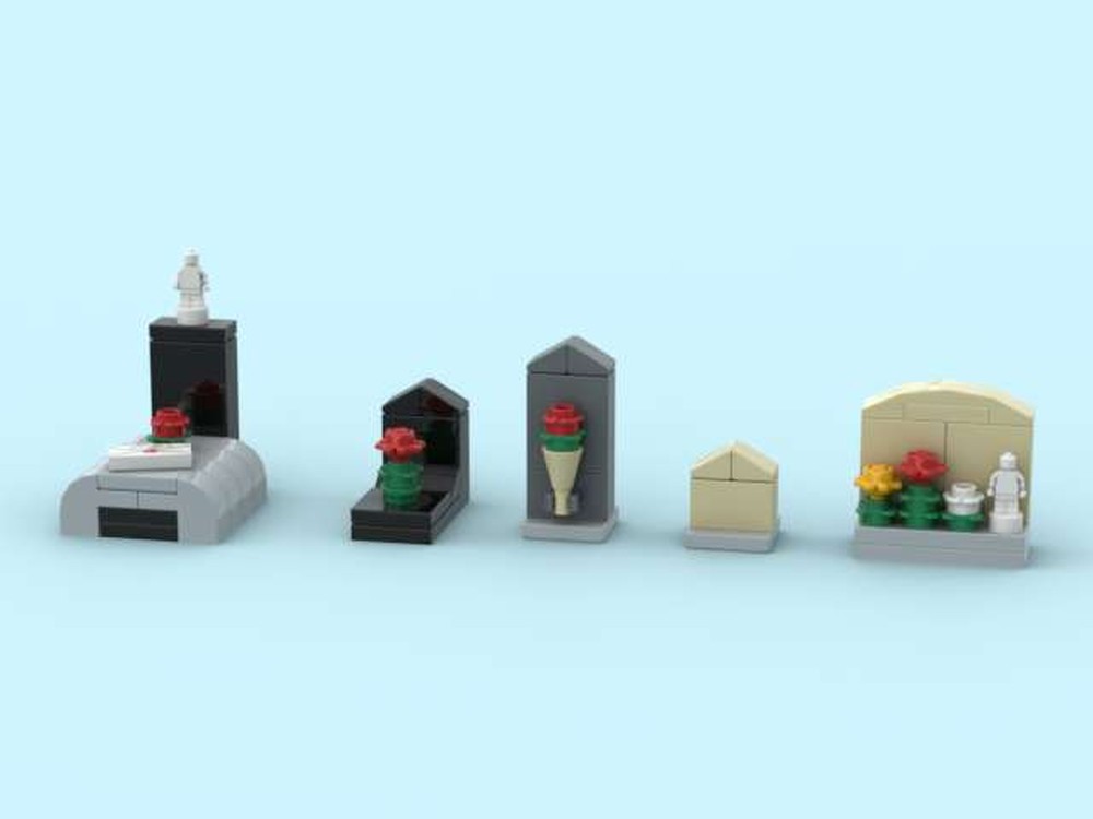 Lego tombstone