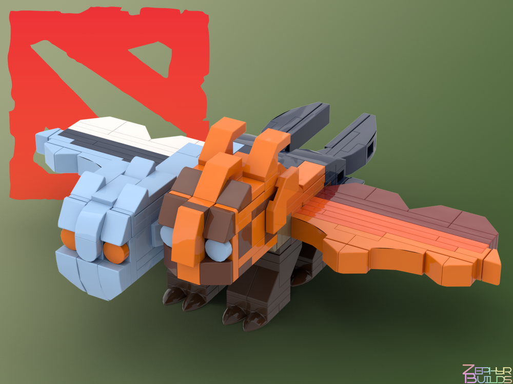 Lego DOTA 2 Jakiro Brickheadz