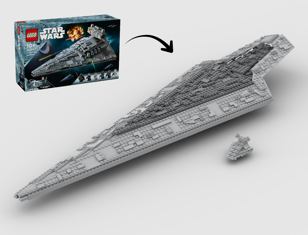 Lego Super StarDestroyer Alternate Build Using Set 75394