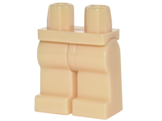 Lego Hips  and Legs Plain / Pearl Light Gold
